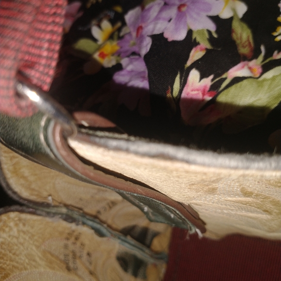 UNIQUE GREEN JUSTIN COM BLAST COWBOY BOOT HANDBAG - Picture 5 of 16